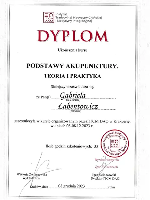 Podstawy akupunktury